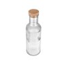 Estia Μπουκάλι Γυάλινο 1000Ml Ανάγλυφο Με Φελλό Διάφανο