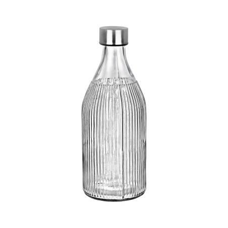Μπουκάλι Γυάλινο 1000Ml Με Ανοξείδωτο Καπάκι