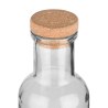 Estia Μπουκάλι Γυάλινο 1000Ml Με Καπάκι Φελλού Γκρι