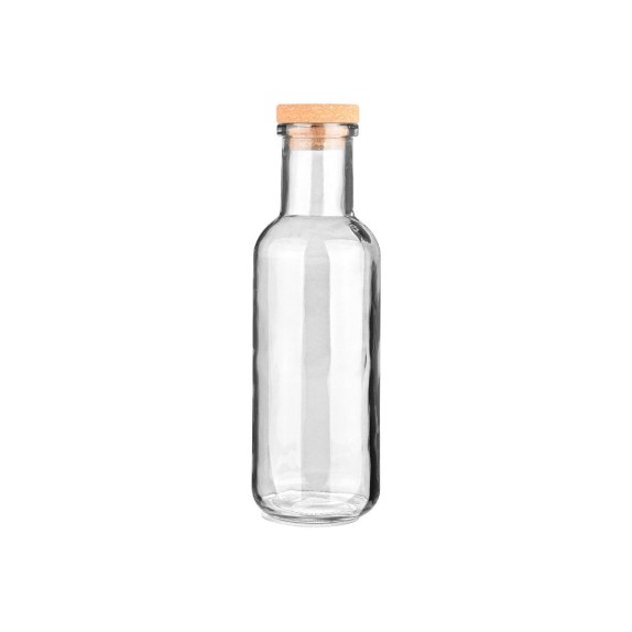 Estia Μπουκάλι Γυάλινο 1000Ml Με Καπάκι Φελλού Διάφανο