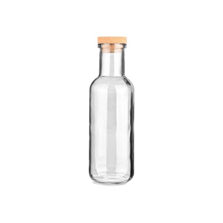 Estia Μπουκάλι Γυάλινο 1000Ml Με Καπάκι Φελλού Διάφανο