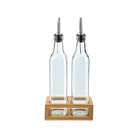 Estia Μπουκάλια Για Λαδι & Ξύδι Γυάλινο 500Ml Me Ροή Σετ 3 Τεμ.