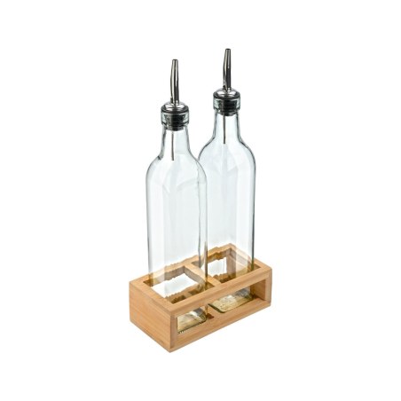 Estia Μπουκάλια Για Λαδι & Ξύδι Γυάλινο 500Ml Me Ροή Σετ 3 Τεμ.