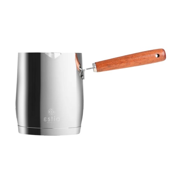 Estia Μπρίκι Ανοξείδωτο Mokka 530Ml Με Ξύλινη Λαβή