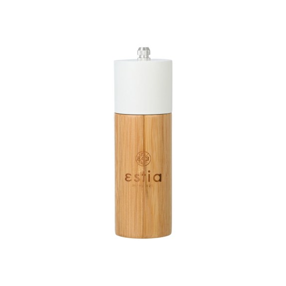 Estia Μύλος Για Αλάτι/Πιπέρι Bamboo Essentials 5X16Cm Λευκός