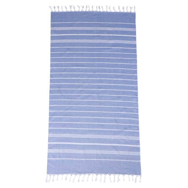 Estia Πετσέτα Θαλάσσης Navy Stripes Βαμβακερή...