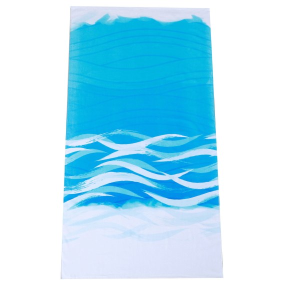 Estia Πετσέτα Θαλάσσης Tranquil Tides Βαμβακερή 80X170Cm