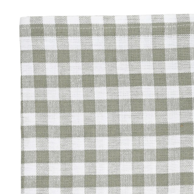 Estia Πετσέτα Κουζίνας Casa 45X65Cm Γκρι Σετ 2Τεμ.