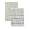 Estia Πετσέτα Κουζίνας Piccolo 45X65Cm Γκρι Σετ 2Τεμ
