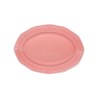 Estia Πιατέλα Οβάλ Athénée Πορσελάνινη Ανάγλυφη 25Cm Rose