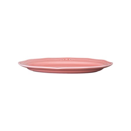 Estia Πιατέλα Οβάλ Athénée Πορσελάνινη Ανάγλυφη 25Cm Rose