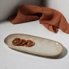 Estia Πιατέλα Οβάλ Vignette Stoneware 31Cm Ivory
