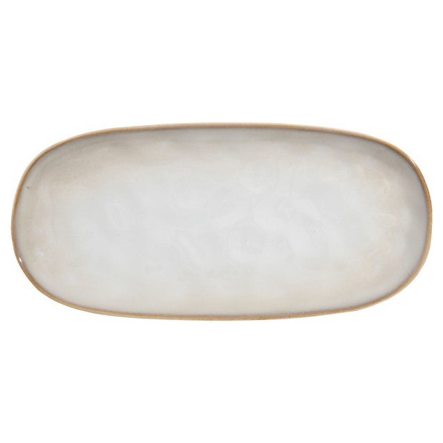 Estia Πιατέλα Οβάλ Vignette Stoneware 31Cm Ivory