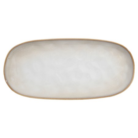 Estia Πιατέλα Οβάλ Vignette Stoneware 31Cm Ivory