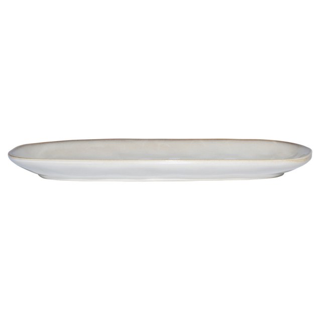 Estia Πιατέλα Οβάλ Vignette Stoneware 31Cm Ivory