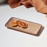 Estia Πιατέλα Ορθογώνια Terra Πορσελάνινη 21X10.5Cm Salmon