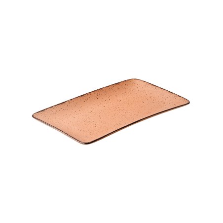 Estia Πιατέλα Ορθογώνια Terra Πορσελάνινη 21X10.5Cm Salmon