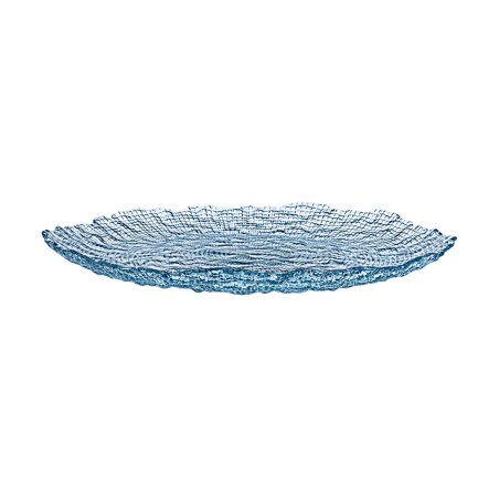 Estia Πιατέλα Σερβιρίσματος Roche Γυάλινη 32X2.9Cm Μπλε
