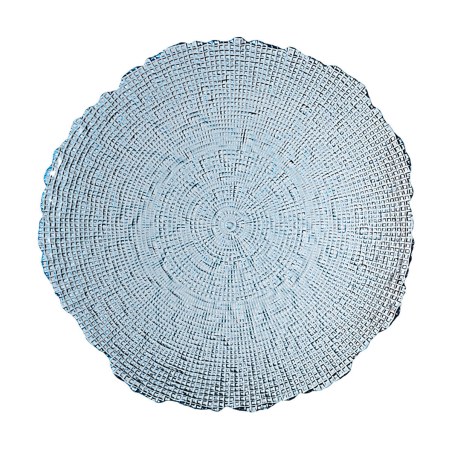 Estia Πιατέλα Σερβιρίσματος Roche Γυάλινη 32X2.9Cm Μπλε