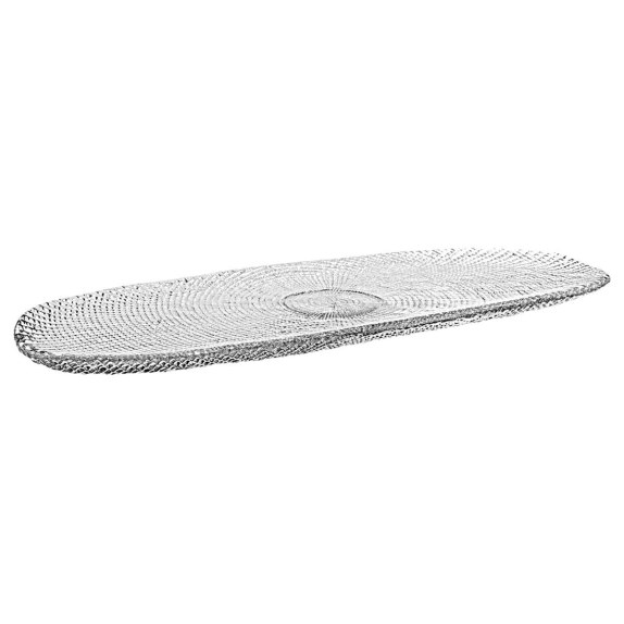 Estia Πιατέλα Σερβιρίσματος Roche Γυάλινη 42X17X2Cm