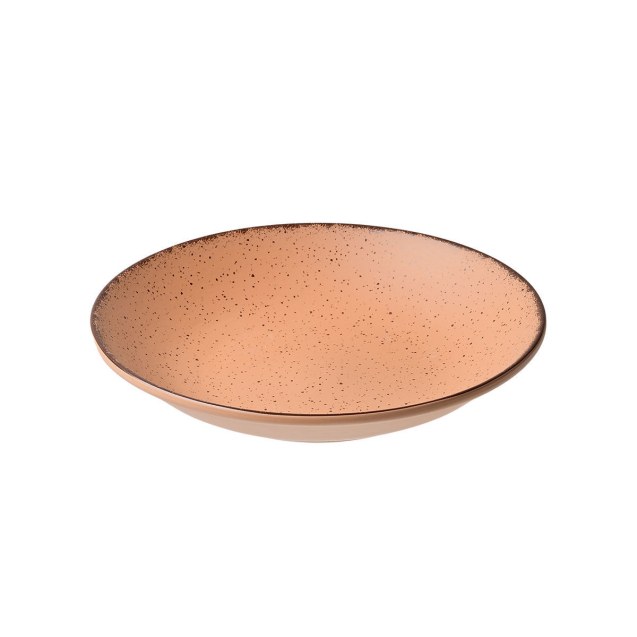 Estia Πιάτο Βαθύ Terra Πορσελάνινο 23Cm Salmon