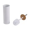 Estia Πιγκαλ Bamboo Essentials Μεταλλικό Λευκό