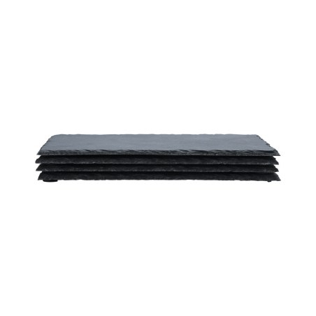 Estia Πλατό Σερβιρίσματος Σχιστόλιθου 22X14Cm Σετ 4 Τεμ.