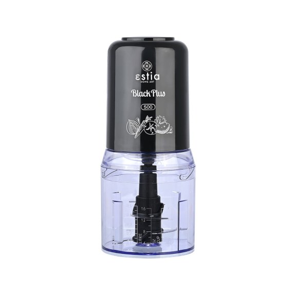Estia Πολυκοπτης Black Plus 400W Με Πλαστικό Μπολ 500Ml