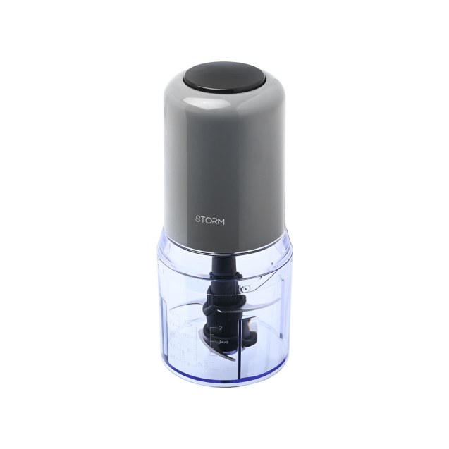 Πολυκοπτης Aroma Grey 400W Με Πλαστικό Μπολ 500Ml