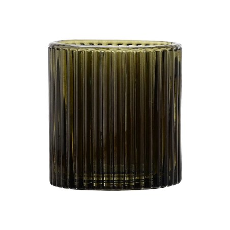 Estia Ποτηράκι Μπάνιου Olive Series Γυάλινο 7.5X7.5X9.7Cm Λαδι