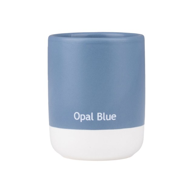 Estia Ποτηράκι Μπάνιου Tone Lab Κεραμικό Opal Blue