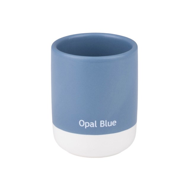 Estia Ποτηράκι Μπάνιου Tone Lab Κεραμικό Opal Blue