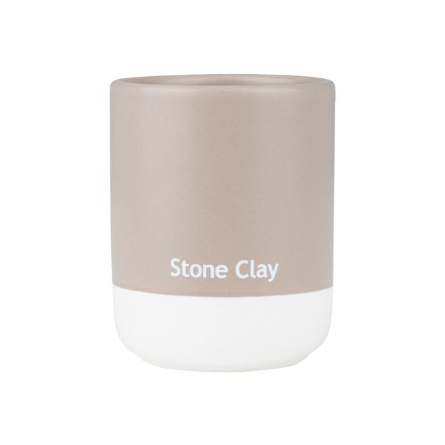Estia Ποτηράκι Μπάνιου Tone Lab Κεραμικό Stone...