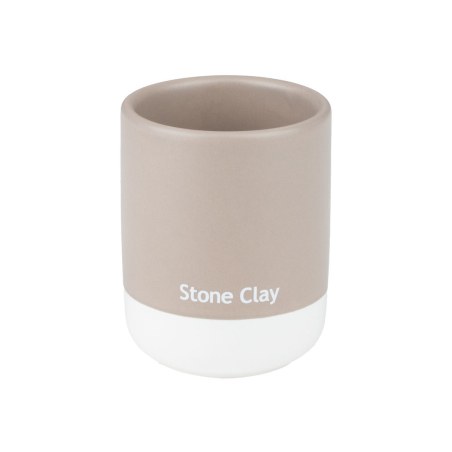 Estia Ποτηράκι Μπάνιου Tone Lab Κεραμικό Stone Clay