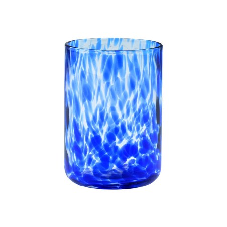 Estia Ποτήρι Νερού Χαμηλό Colorburst Γυάλινο 360Ml Μπλε