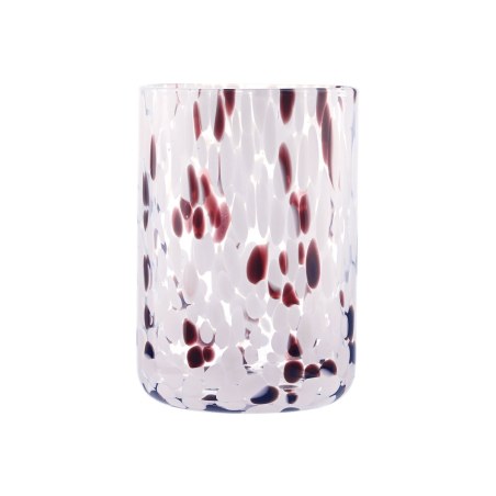 Estia Ποτήρι Νερού Χαμηλό Colorburst Γυάλινο 360Ml Ροζ/Μοβ