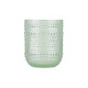 Estia Ποτήρι Νερού Χαμηλό Dots Γυάλινο 273Ml Πράσινο