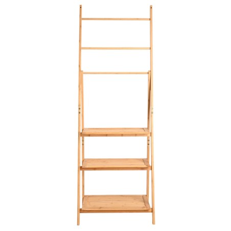 Estia Ραφιέρα Δαπέδου Οργάνωσης Bamboo Essentials Με 3 Ράφια Φυσικό Χρώμα