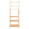 Estia Ραφιέρα Δαπέδου Οργάνωσης Bamboo Essentials Με 3 Ράφια Φυσικό Χρώμα