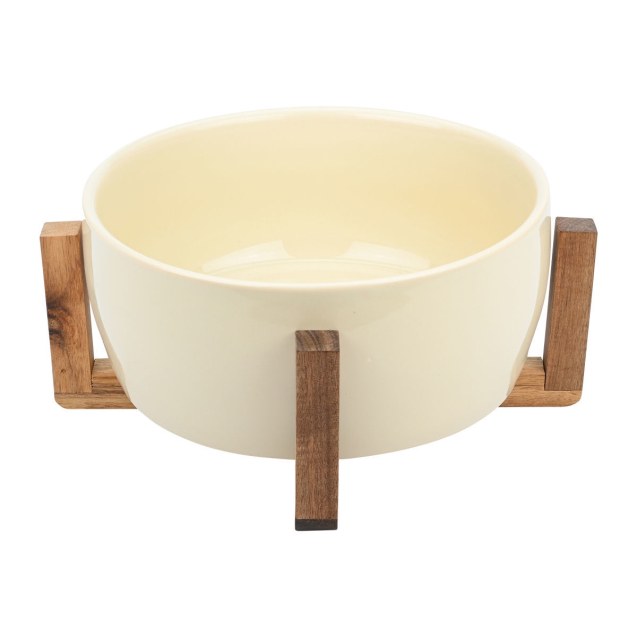 Estia Σαλατιέρα Allure 28Cm Με Βάση  Ivory