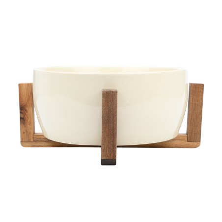 Estia Σαλατιέρα Allure 28Cm Με Βάση  Ivory