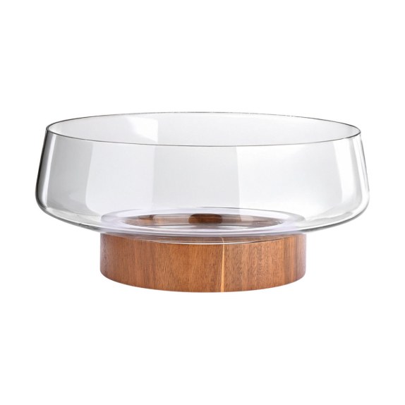 Estia Σαλατιέρα Allure Με Ξύλινη Βάση 26Cm