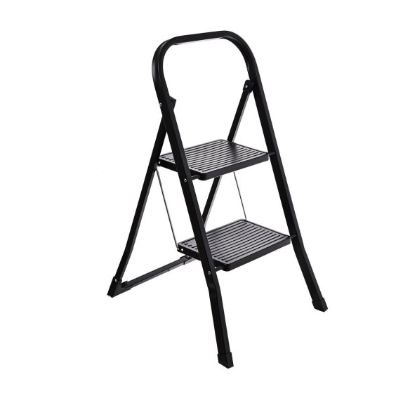 Estia Σκαλοσκαμπο Neo Black Με 2 Σκαλιά 46X55X81Cm