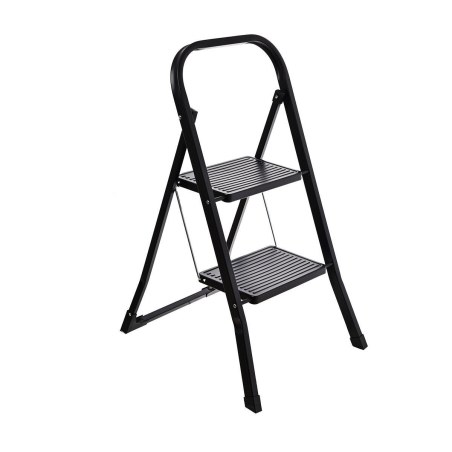 Estia Σκαλοσκαμπο Neo Black Με 2 Σκαλιά 46X55X81Cm