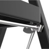 Estia Σκαλοσκαμπο Neo Black Με 2 Σκαλιά 46X55X81Cm