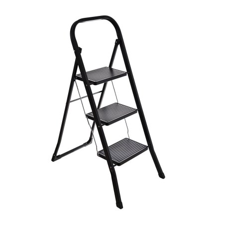 Estia Σκαλοσκαμπο Neo Black Με 3 Σκαλιά 46X71X105Cm