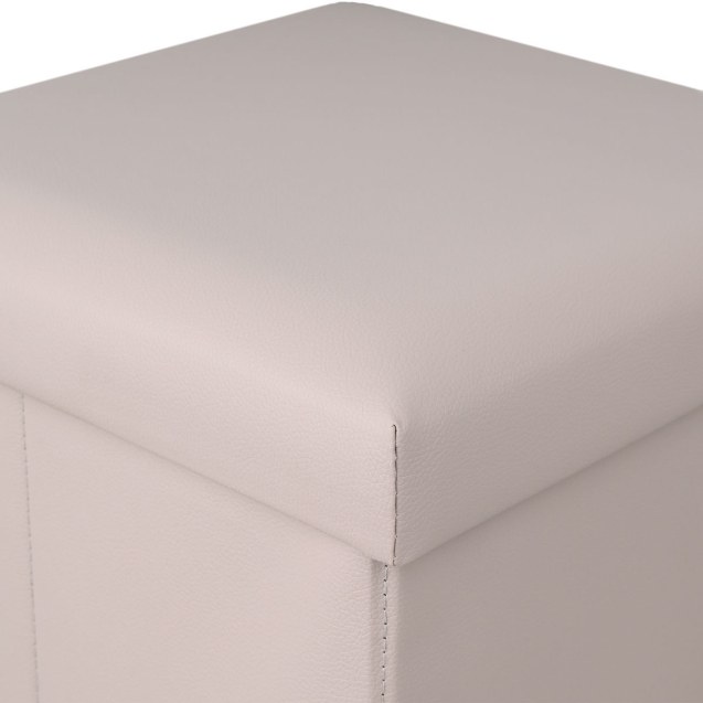 Estia Σκαμπό Cube Leather Με Αποθηκευτικό Χώρο...
