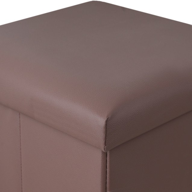 Estia Σκαμπό Cube Leather Με Αποθηκευτικό Χώρο...