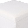 Estia Σκαμπό Cube Teddy Με Αποθηκευτικό Χώρο 38Χ38Cm Λευκό