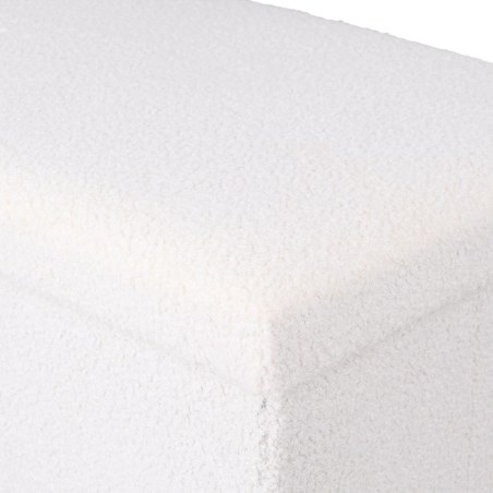 Estia Σκαμπό Cube Teddy Με Αποθηκευτικό Χώρο 76Χ38Cm Λευκό